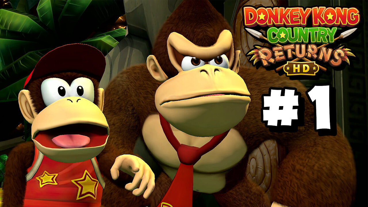 Donkey Kong Country Returns HD - World 1 - Jungle!