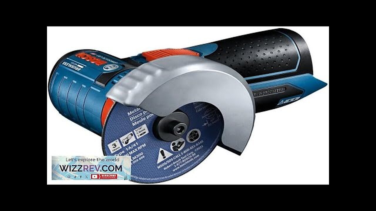 BOSCH GWS12V-30N 12V Max Brushless 3 In. Angle Grinder (Bare Tool) Review