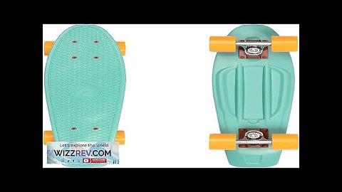 Retrospec Quip Mini Cruiser Skateboard 22.5" Classic Retro Plastic Cruiser Complete Review