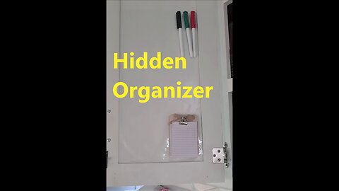 Hidden Organizer DIY CRAFT