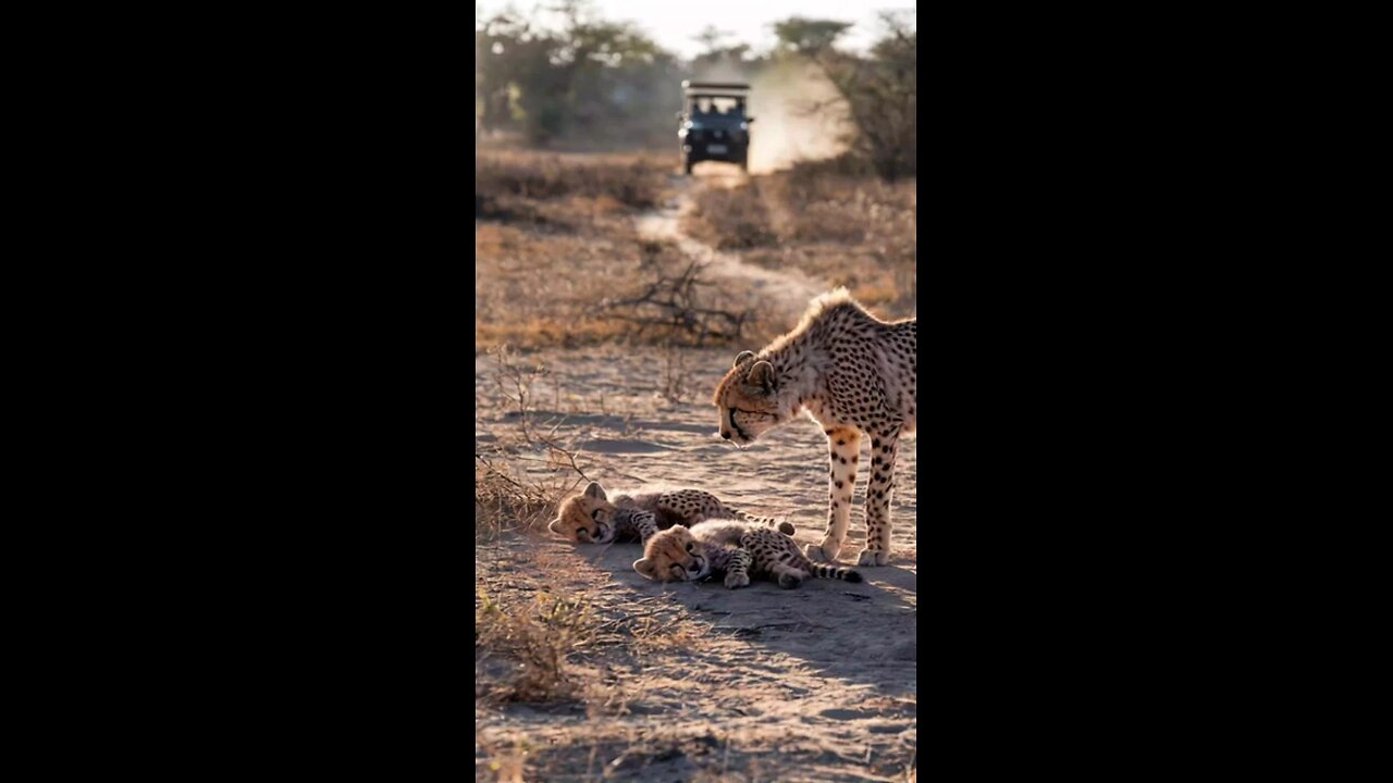 IN The Shadow of Drought A Mother Cheetah and Her Cubs Fight for survival.