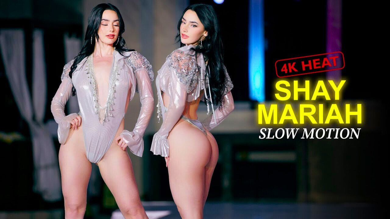 ✅ Shay Mariah in SLOW MOTION 🔥 Miami Art Basel Fusion Fashion 2023 Runway