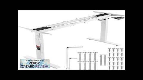 VEVOR Standing Desk Frame Dual Motor Adjustable 26"-50.8" Height & 43.3"-70.1" Length Review