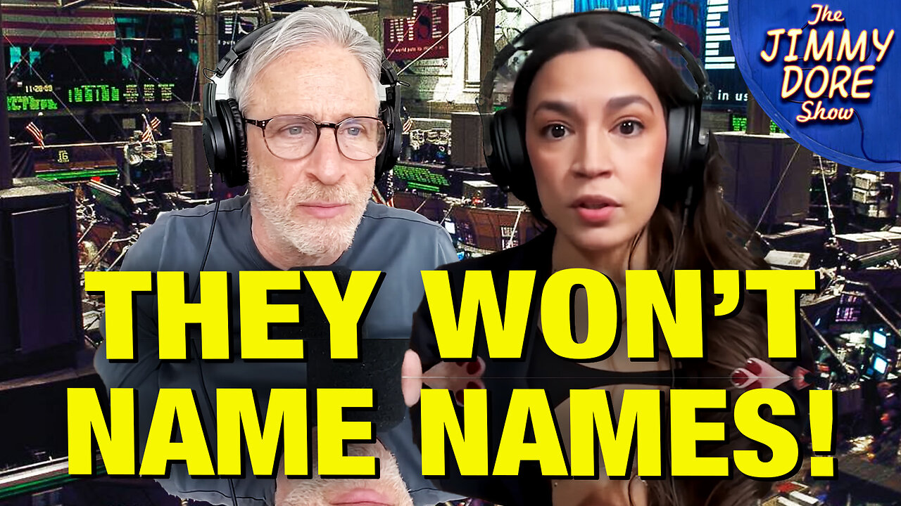 AOC & Jon Stewart FEIGN Outrage Over Congressional Insider Trading!