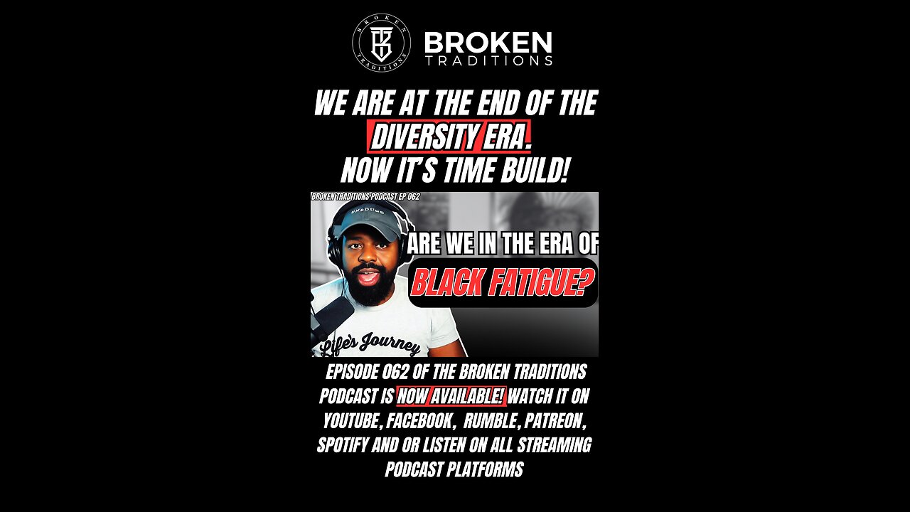We Are Now At The End Of The Diversity Era. Now It’s Time To Build Our Own!