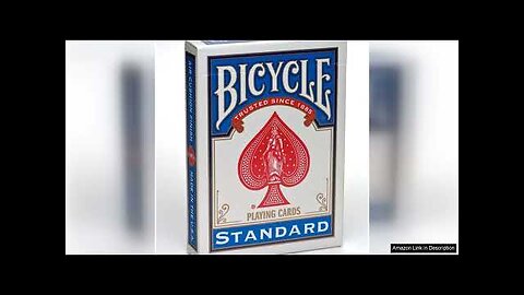 Bicycle Playing Cards Poker Size Colors May Vary: Red Blue or Review