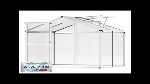 Polycarbonate Greenhouse 6 x 4 Ft Outdoor Walk-in Greenhouse for Garden Review