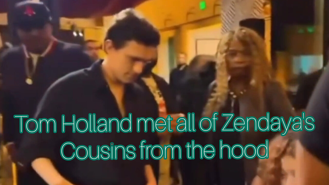 Tom Holland (Spiderman) met Zendaya's cousins from the hood