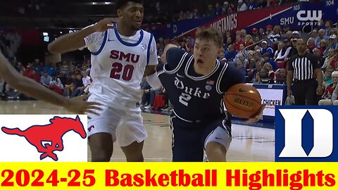 #4 Duke vs SMU Basketball Game Highlights 1 4 2025