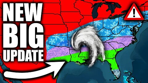 BIG Update On MAJOR Snowstorm & ICE Developing NOW!!!