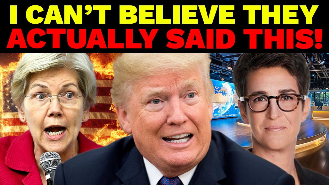 🔥Elizabeth Warren & Rachel Maddow JUST said the UNTHINKABLE about Trump!