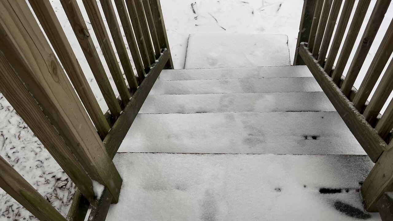 White snow