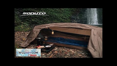 Sonuto-Camping Tent For Single Person Lightweight Nylon Tent Tactical Shelter With Mosquito Review