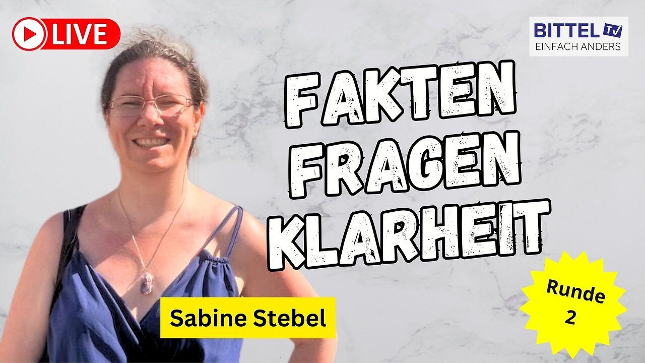 Fakten - Fragen - Klarheit - Sabine erklärt und Roger fragt nach - Runde 2 - 08.01.2025