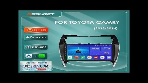 2din Android Auto Car radio For TOYOTA Camry 2012 2013 2014 US Review