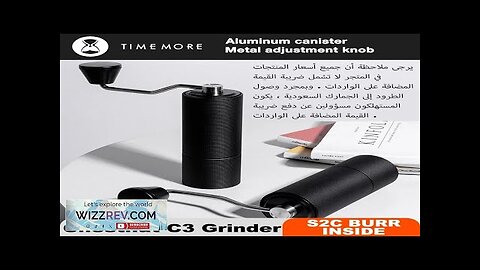 TIMEMORE Chestnut C3 Manual Coffee Grinder S2C Burr Inside Portable Hand Coffee Review