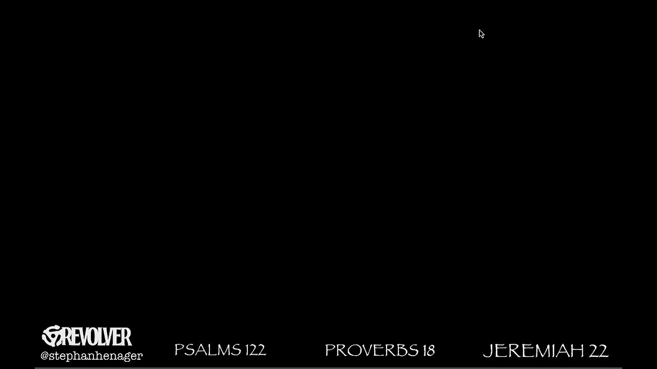 L8NIGHTDEVOTIONS REVOLVER -PSALM 122- PROVERBS 18- JEREMIAH 22- READING WORSHIP PRAYERS