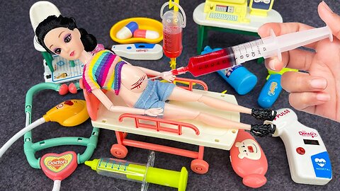 10 MINUTES SATISFYING WITH Barbie doctor playest Toys, pregnant women Toys