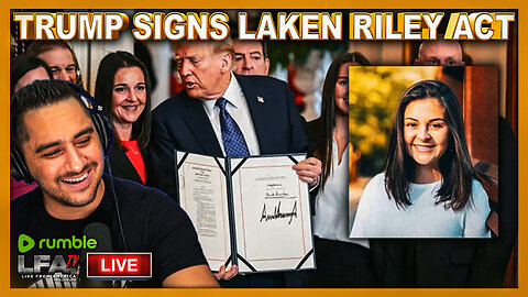 PRESIDENT TRUMP SIGNS LAKEN RILEY ACT | BASED AMERICA 1.29.25 6pm