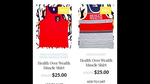 👕🍎 Healthy4Life & HealthOverWealth Apparel Co. Clothing Line Made In Canada 🍁