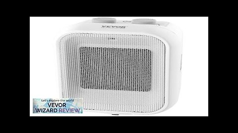 VEVOR Portable Electric Space Heater with Thermostat 1000W/1500W 2-Level Adjustable Quiet Review