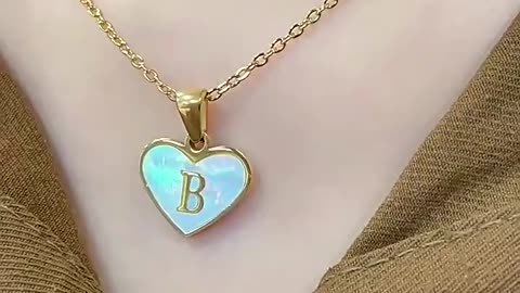 26 Alphabet Pendant Necklace FOR $1.34