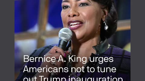 Bernice king won't be at trump inauguration who cares no ask you 12/26/24