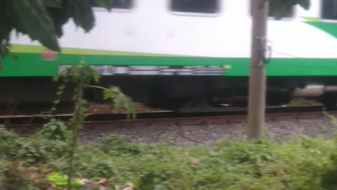 Green Commuter Line speeding