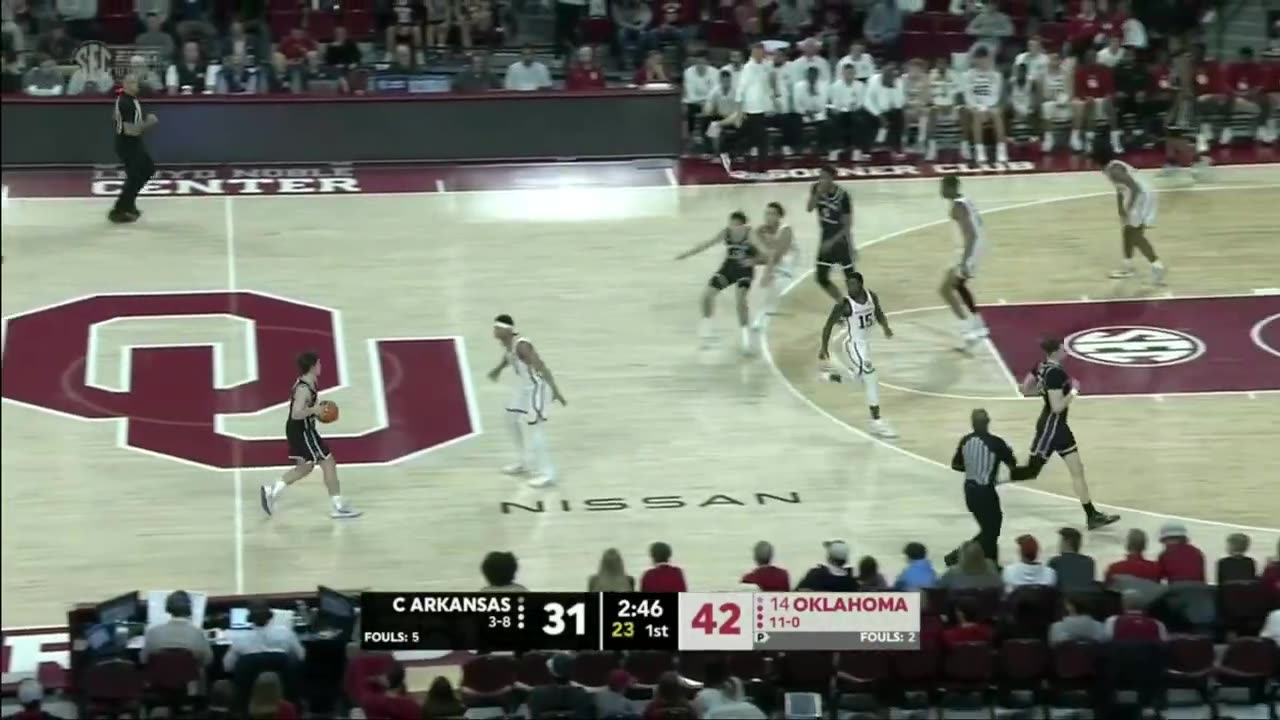 2024-12-22 Central Arkansas vs Oklahoma