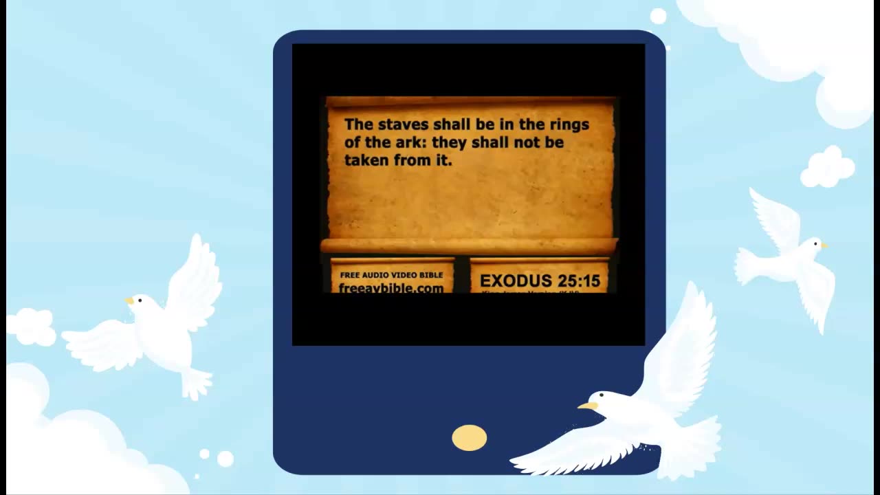 Audio Bible with KJV text Exodus Chapter 25