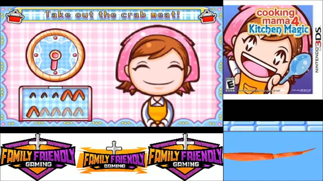 Cooking Mama 4 Kitchen Magic Crab Rangoon