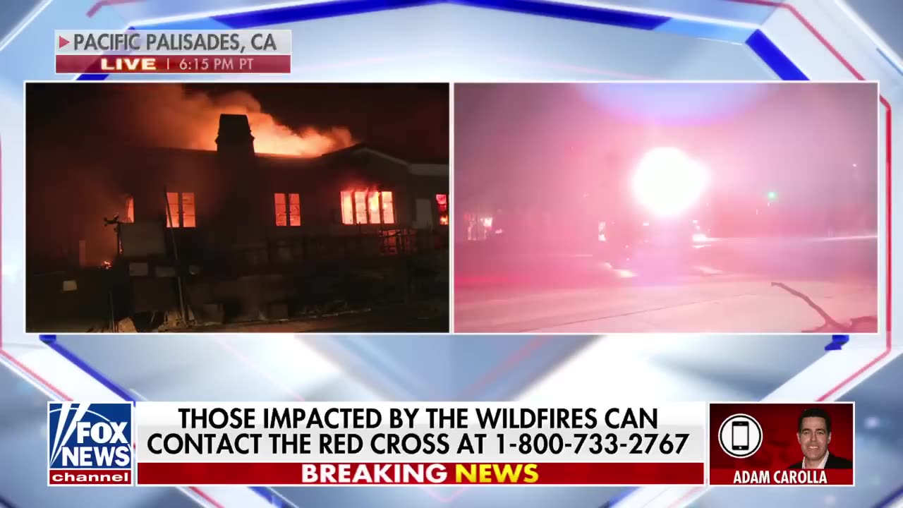 Adam Carolla: Almost all structures around me have burned