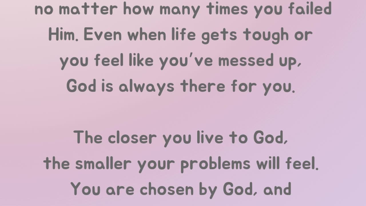 God loves you