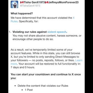 I got in trouble for joking about Trudeau being a clown on X!🤡