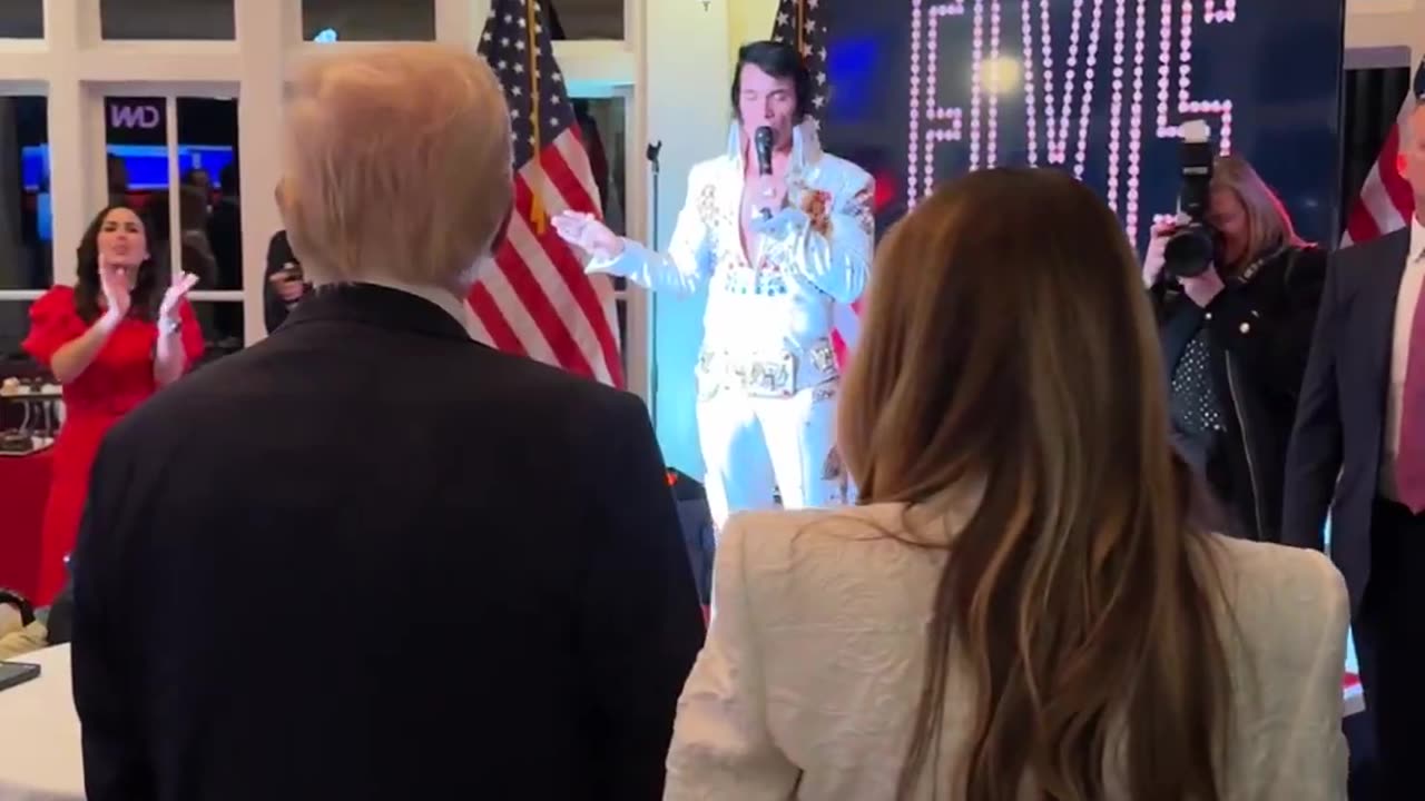 President Donald J Trump and First Lady Melania Trump arrive at Trump