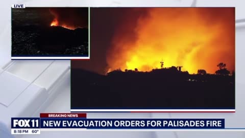 Live Palasades Fire updates Friday night