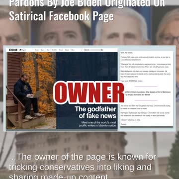 Fact Check: 9th Circuit Court "Ruling" About 84 Unconstitutional Pardons By Joe Biden Is Satire