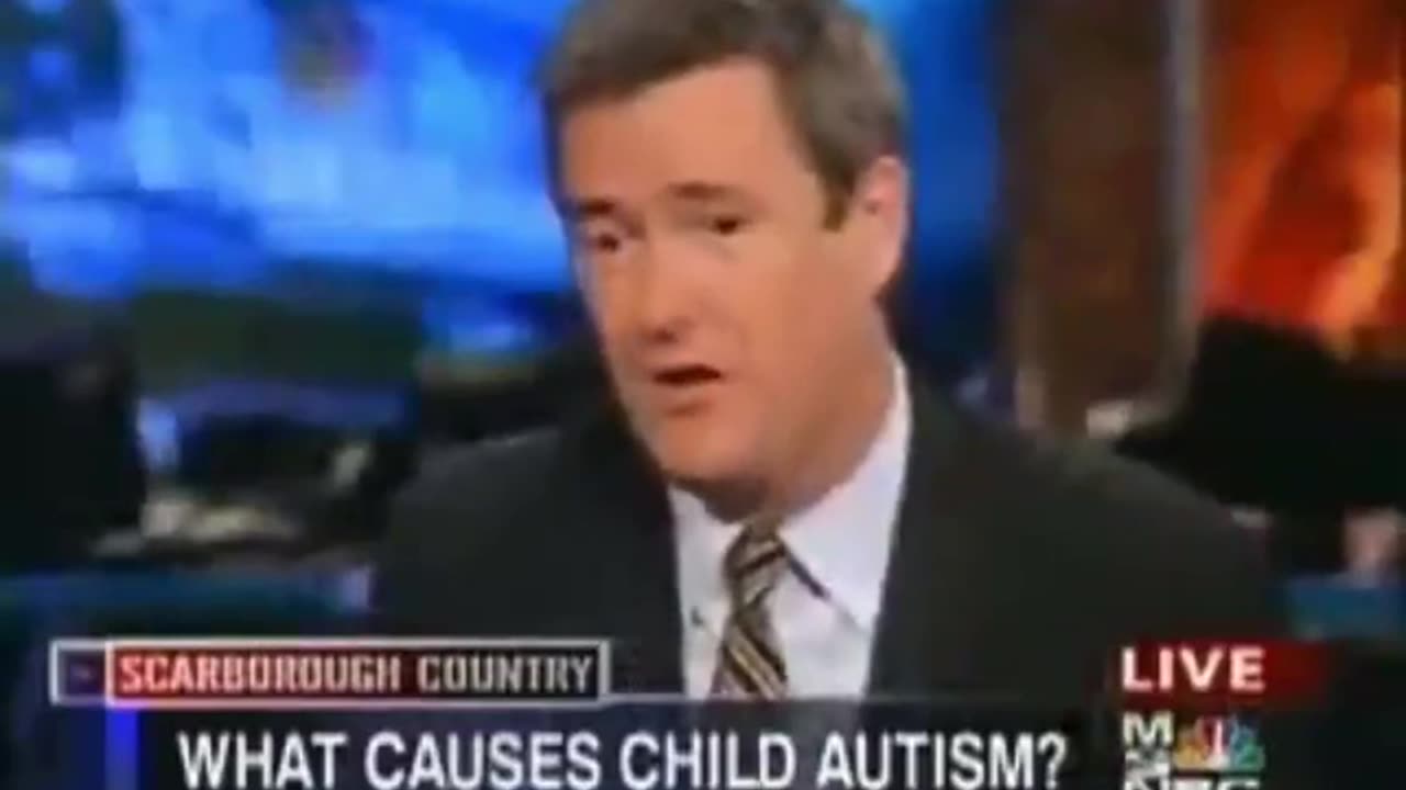 Joe Scarborough agreeing vaccines cause Autism