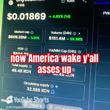 onyxcoin xcn daily price prediction crypto news #fyp