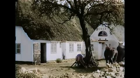 Unseen Color Footage of Denmark, 1920 _ Remastered