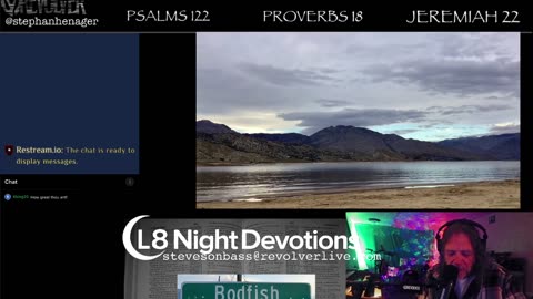 L8NIGHTDEVOTIONS REVOLVER -PSALM 122- PROVERBS 18- JEREMIAH 22- READING WORSHIP PRAYERS