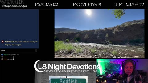 L8NIGHTDEVOTIONS REVOLVER -PSALM 122- PROVERBS 18- JEREMIAH 22- READING WORSHIP PRAYERS