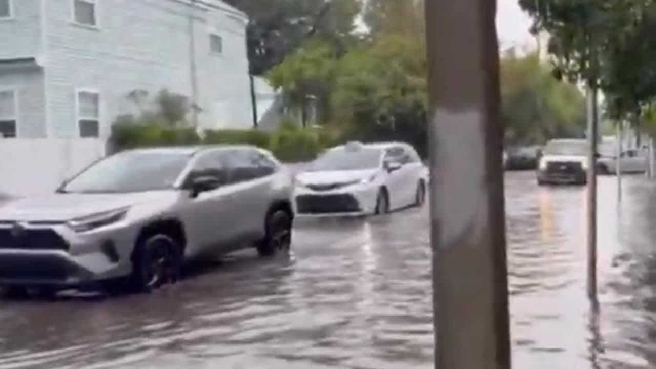 Flooding Due To Heavy Rains In Key West, Florida