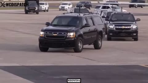 🚩Trump's motorcade seemingly equipped with anti-drone tech devices