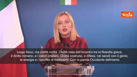 Lady Aspen Meloni alla convention dei Conservatori USA (CPAC) INTEGRALE difendiamo la libertà,vogliamo rendere sicuri i confini,difendiamo la famiglia e la vita,combattiamo il wokismo,proteggiamo il sacro diritto alla fede e alla libertà di parola