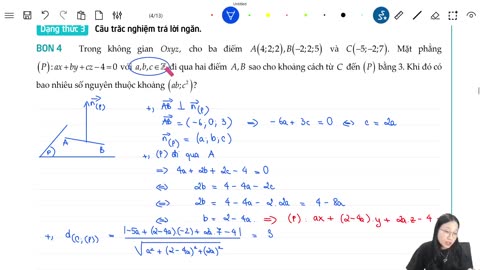 BTRL Theme 27 Phương trình đường thẳng liên quan đến góc, khoảng cách