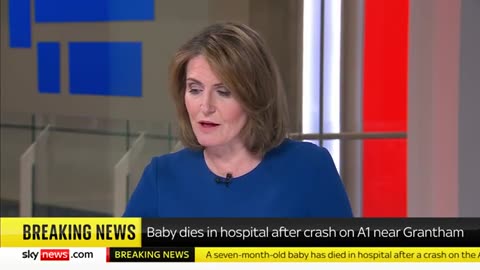 BREAKING_ Baby dies in hospital after a crash on the A1 near Grantham