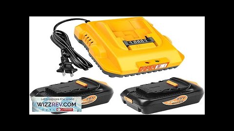 Genuine Capacity 2Pack Replacement for Dewalt 20V Max Battery 5.0Ah and DCB112 Review