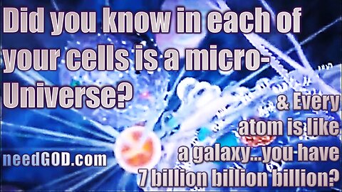 YOUR INTRACELLULAR COSMOS! +U HV ≃30 TRILLION OF THEM!! [3MINS]