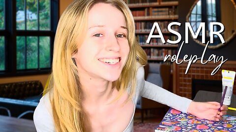 Cute Girl Flirts with You in Class | ASMR Roleplay